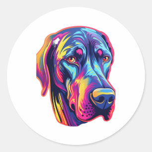 Adesivo Great Dane Neon Design