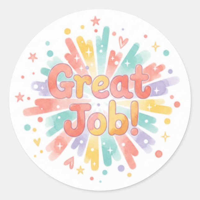 Adesivo Great Job! Sheet of stickers (Frente)