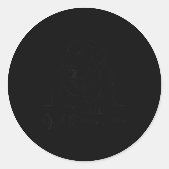 Adesivo Great Pyrenees Mama Great Pyrenees Mom Cute Dog Li (Frente)