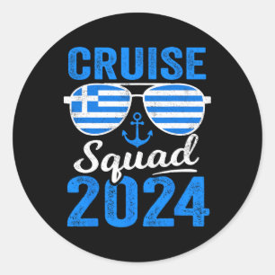 Adesivo Grécia Cruise Squad 2025 Matching Family Group Gre
