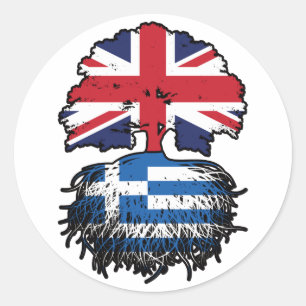 Adesivo Grécia Grega Britânica Reino Unido Reino Unido