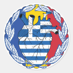 Adesivo Grécia Grega da Independência da Moldávia
