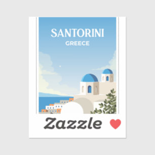 Adesivo Grécia Santorini
