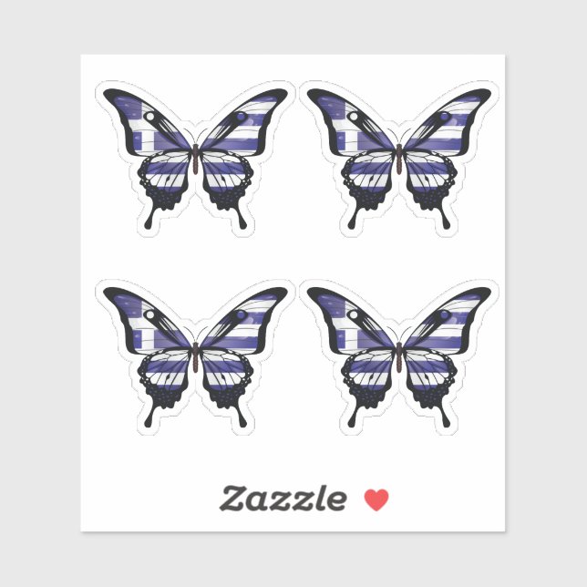 Adesivo Grécia Swallowtail Butterfly Sticker (Folha)