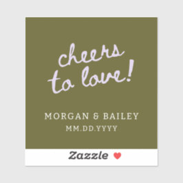 Adesivo Green and Purple Handwritten Typographic Christmas