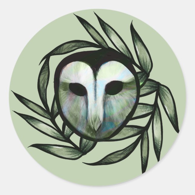 Adesivo Green Barn Owl                                     (Frente)