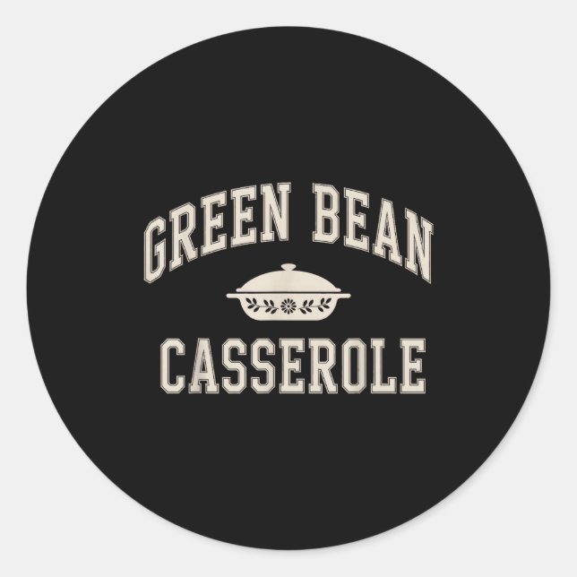Adesivo Green Bean Cerole Thanksgiving  (Frente)