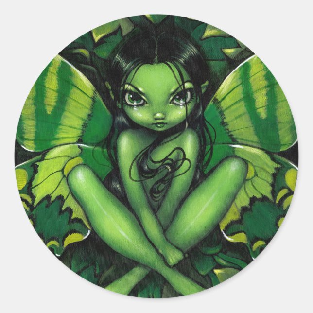 Adesivo "Green Butterfly Fantasy" Sticker (Frente)