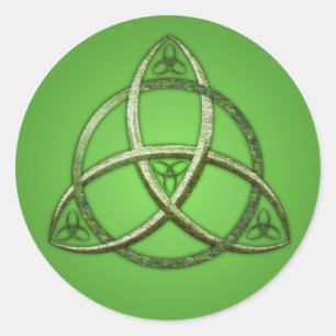 Adesivo Green Celtic Trinity Knot