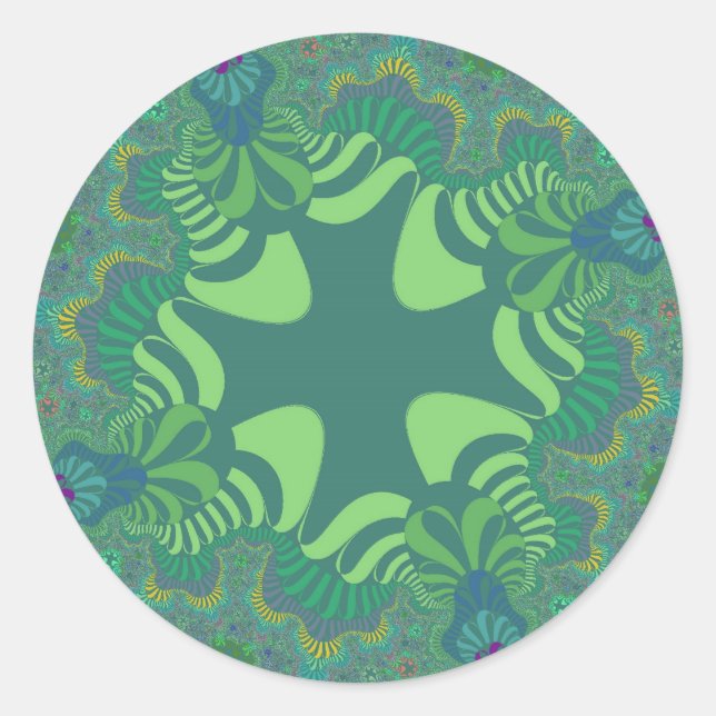 Adesivo Green Clover Cross (Frente)