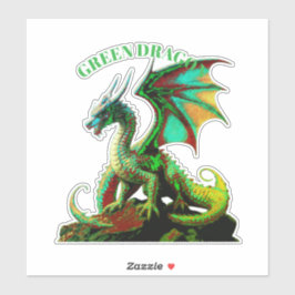 ADESIVO GREEN DRAGON 