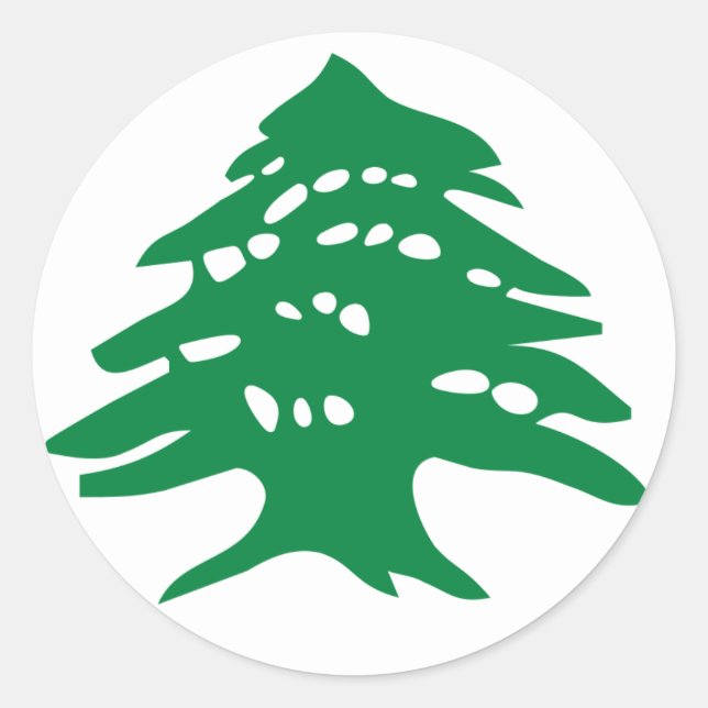 Adesivo Green Lebanon Cedar Tree (Frente)