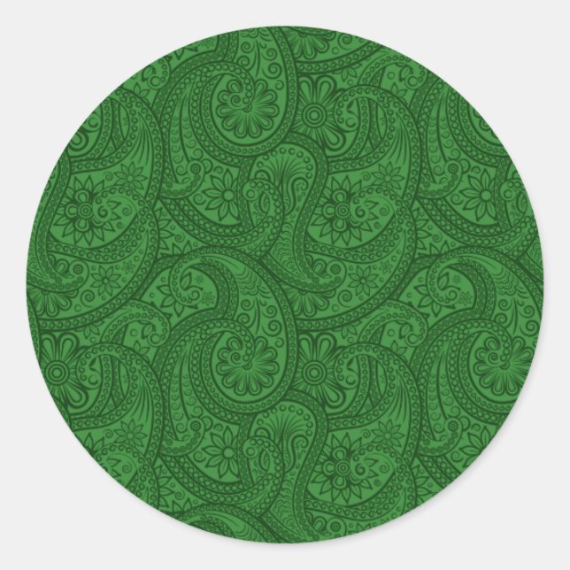 Adesivo Green Paisley (Frente)