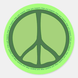 Adesivo Green Peace Sticker