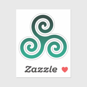 Adesivo Green Triskele