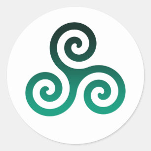Adesivo Green Triskele