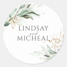 Greenery e Dourado Casamento Eucalyptus