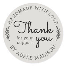 Greenery Homemade Com Amor Obrigado