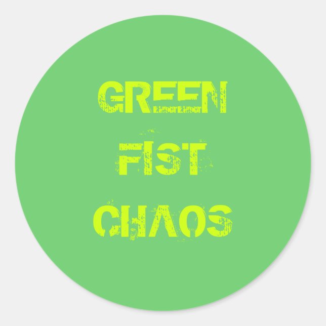 ADESIVO GREENFISTCHOS (Frente)