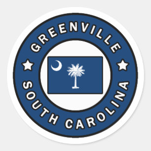Adesivo Greenville Carolina do Sul