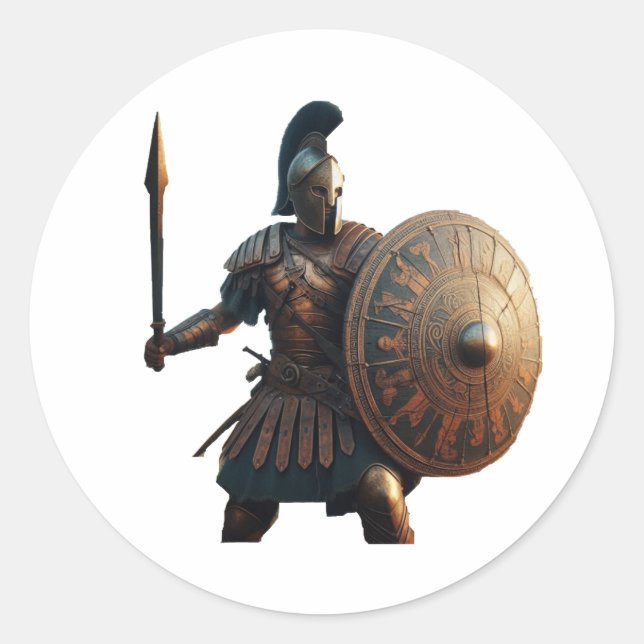 Adesivo Grego Hoplite (Frente)