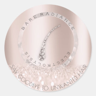 Adesivo Grelha da Cinza de Rosa da remoção do cabelo de el