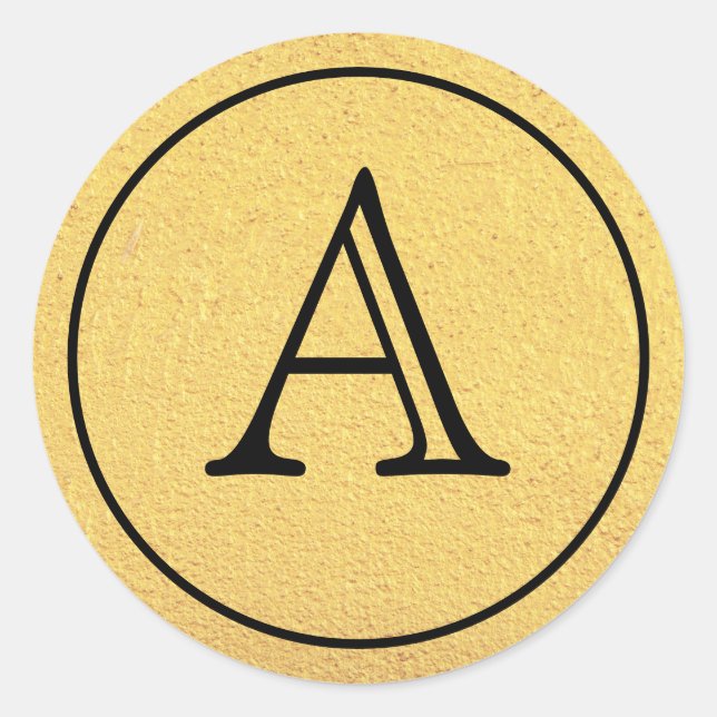 Adesivo Grelha Gótica | Vinheta | DOURADO (Frente)