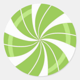 Adesivo Grelha verde e doce, doce de menta