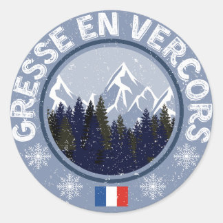 Adesivo Gresse en Vercors Station de ski