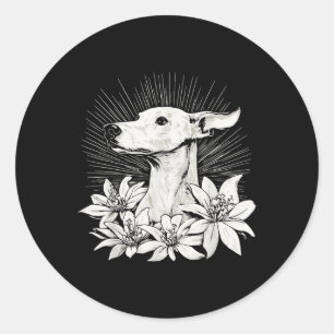 Adesivo Greyhound Dog Lover Style Tatuagem