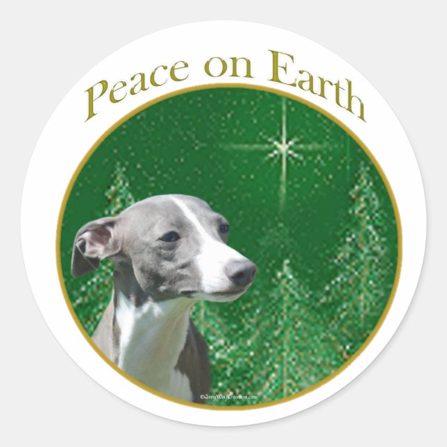 Adesivo Greyhound Peace Italiana (Frente)