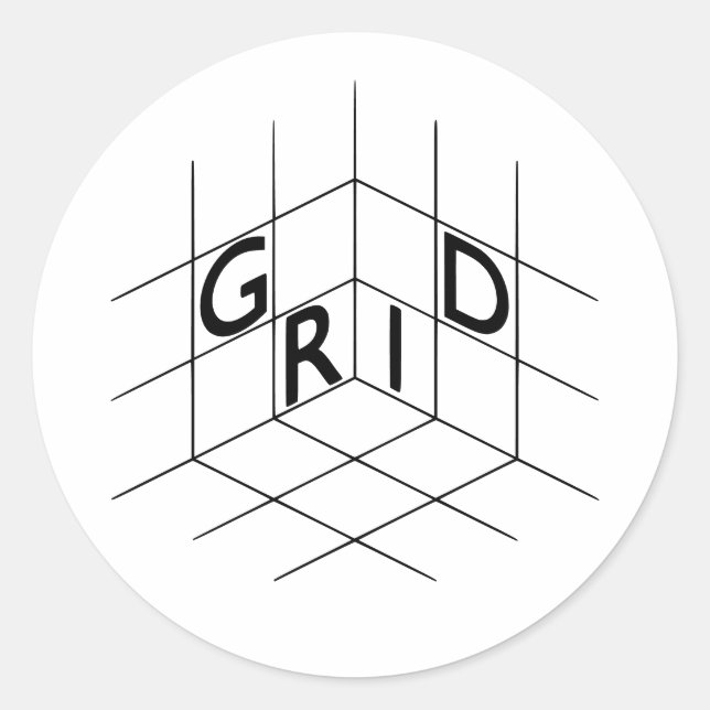 Adesivo GRID Sticker (Frente)
