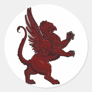 Adesivo Grifo vermelho
