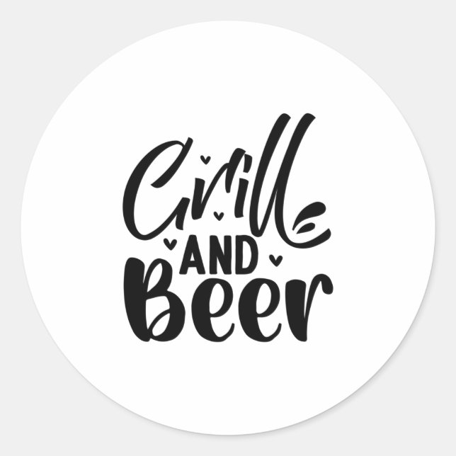 Adesivo Grill e Beer (Frente)