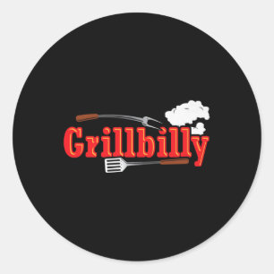 Adesivo Grillbilly Barbeque Brisket Barbecue Pitmaster Hil