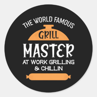 Adesivo Grillmaster Churrasco O Famoso Mestre De Grill Do