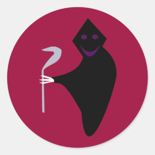 Adesivo Grim Reaper Halloween Stickers