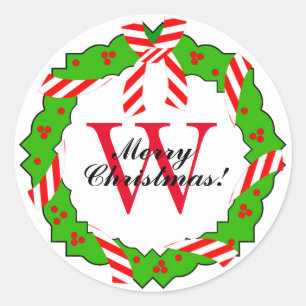 ADESIVO GRINALDA #1 DO CHIQUE STICKER_CHRISTMAS NO BRANCO