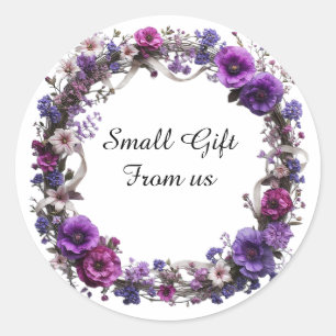 Adesivo Grinalda Floral Vibrante