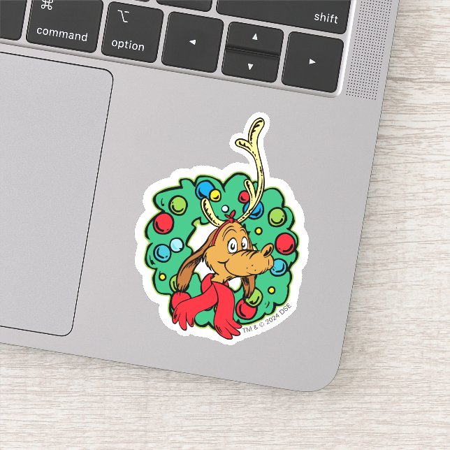 Adesivo Grinch | Coroa de Natal Max (Detalhe)