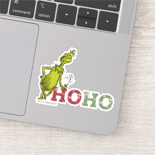 Adesivo Grinch   Ho Ho Ho
