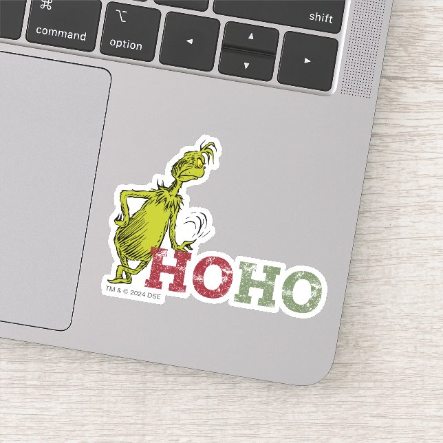 Adesivo Grinch | Ho Ho Ho (Detalhe)