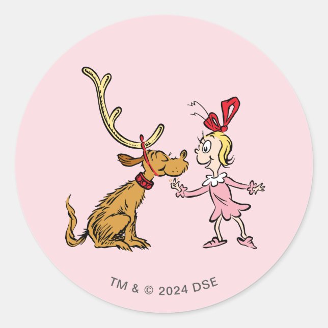 Adesivo Grinch | Max & Cindy Lou Quem (Frente)