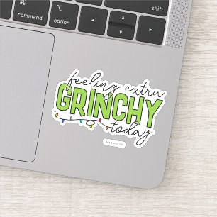Adesivo Grinch Sentindo-me Extra Grinchy Hoje 4