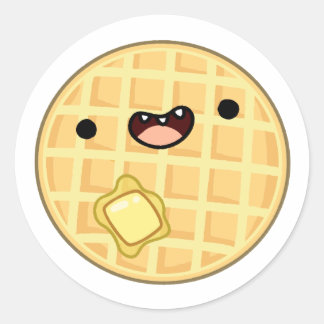Adesivo Grito Kawaii Butter Waffle