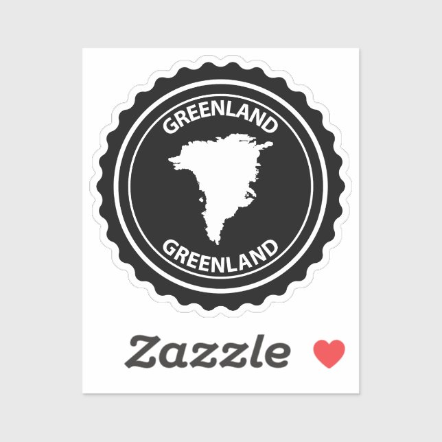 Adesivo Groenlândia (Folha)