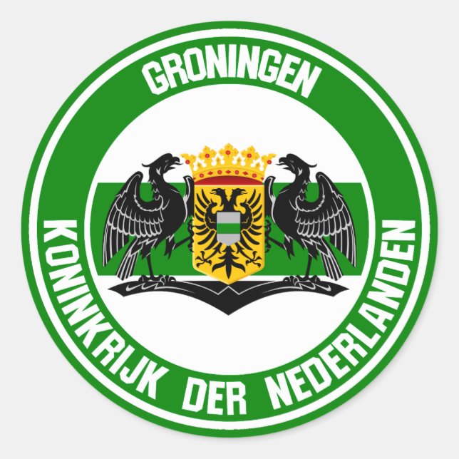 Adesivo Groningen Round Emblem (Frente)