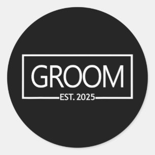 Adesivo Groom Est. 2025