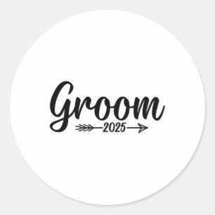 Adesivo Groom Est. noivado Casado 2025