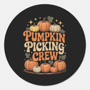 Adesivo Groovin Pumpkin Cking Crew Matching Family Outono 
